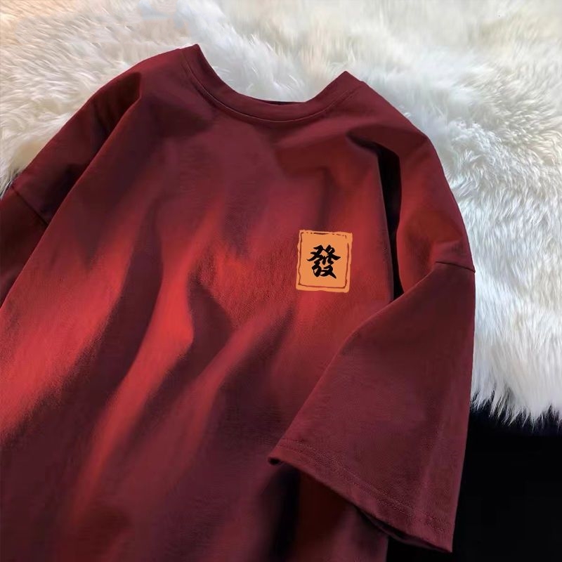 Loose Men's Cotton T-Shirt Sho - Summer Clothing Brand Names のレビューと価格