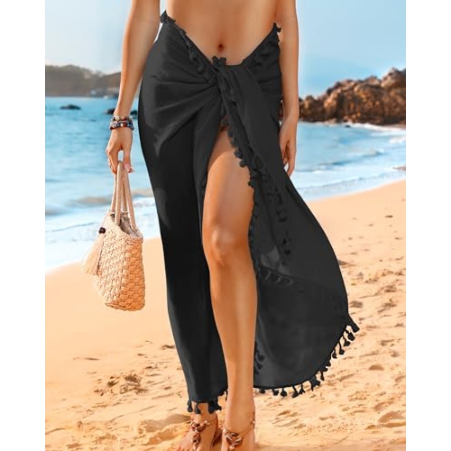 Sarong Cover Up Womens Beach C - Sarong Pareo Wrap のレビューと価格