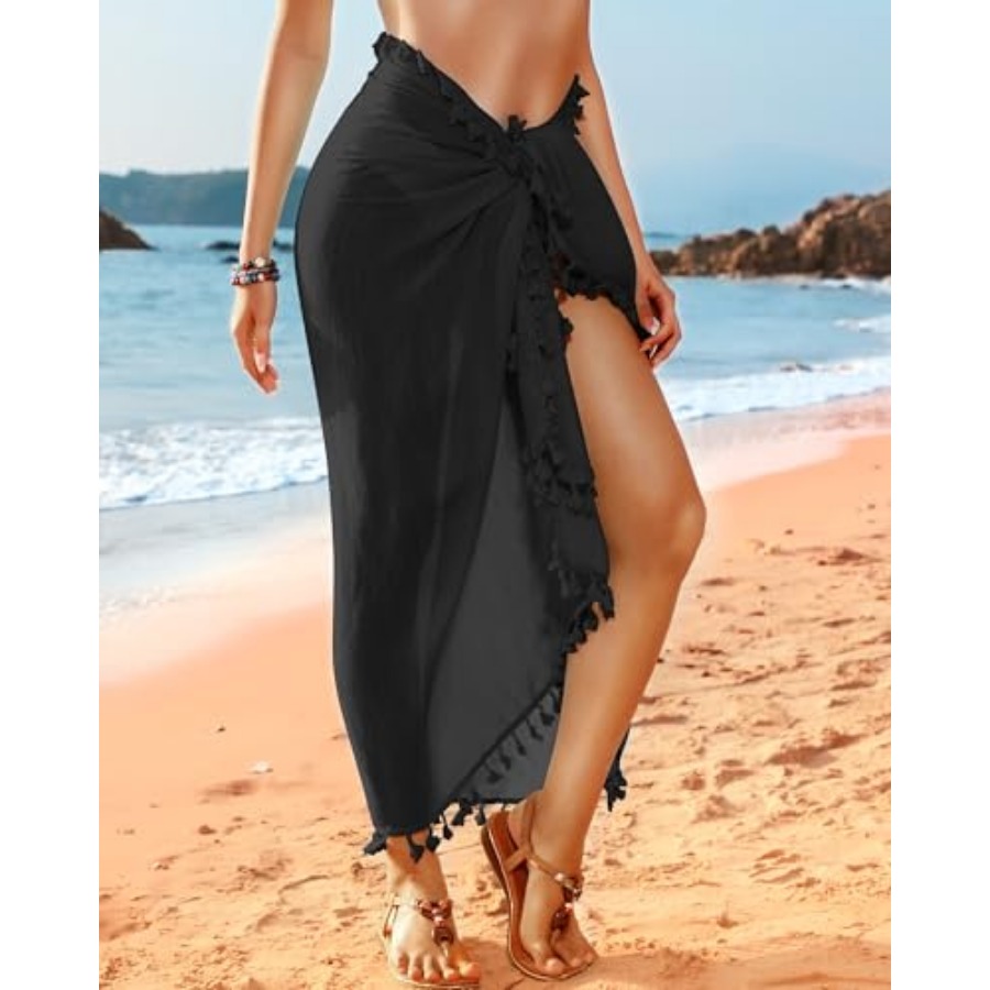 Sarong Cover Up Womens Beach C - Sarong Pareo Wrap のレビューと価格