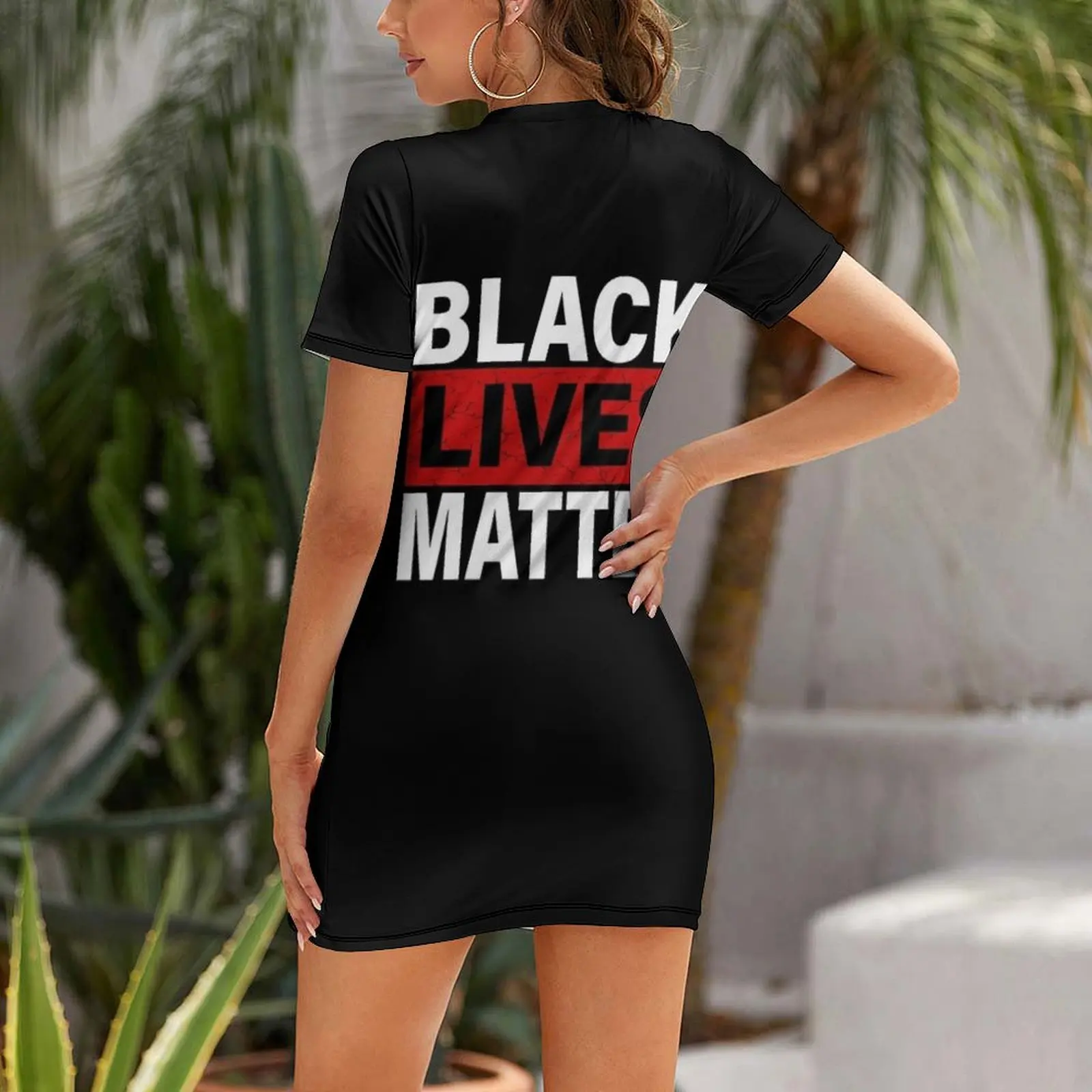 Black Lives Matter T-Shirt Wit - Summer Clothing Line Names のレビューと価格