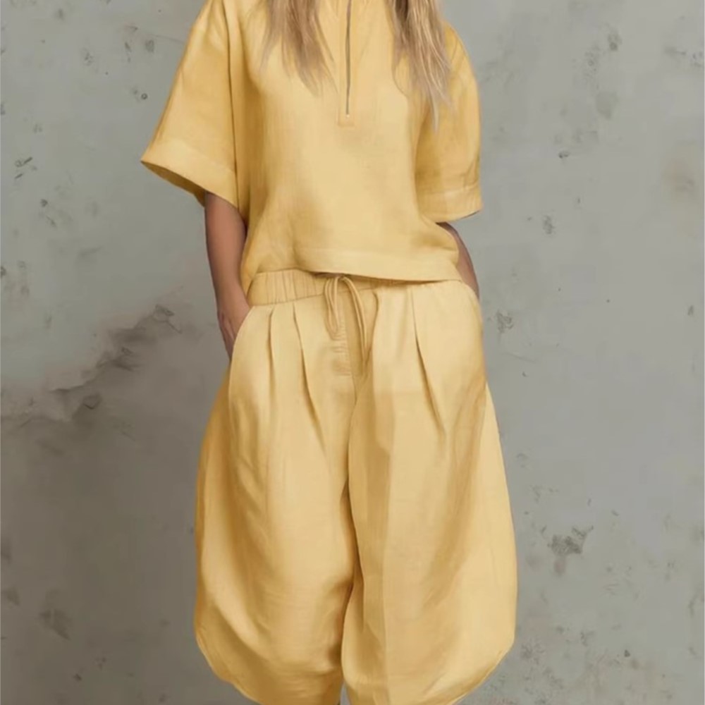 Fashion Half-sleeved Zipper St - Zara Summer Clothing For Women のレビューと価格