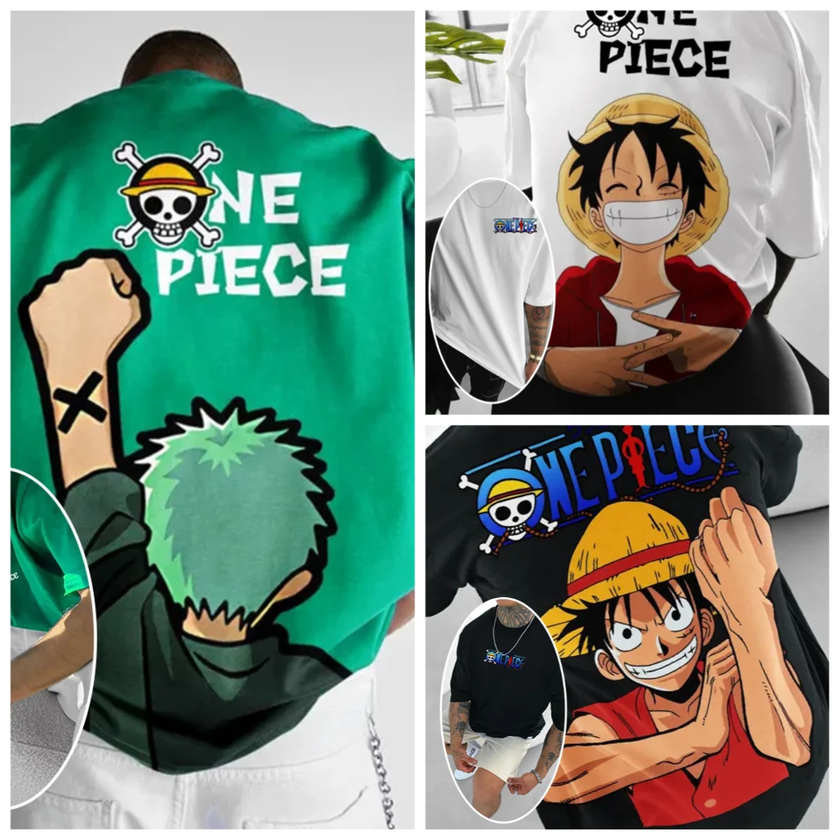 ONE PIECE Luffy Zoro 2025 Summ - Summer Clothing Trends 2025 のレビューと価格