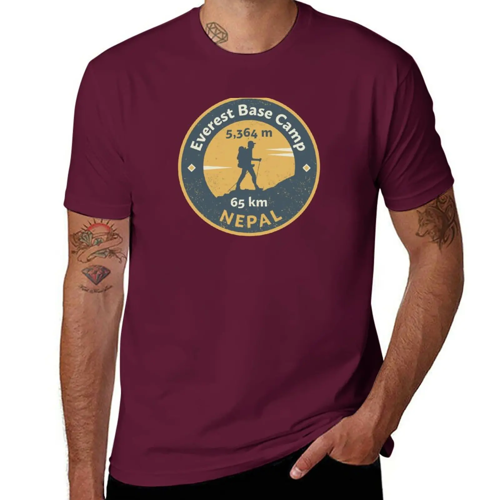 Crewneck Short Sleeve T Shirts - Summer Everest Clothing のレビューと価格