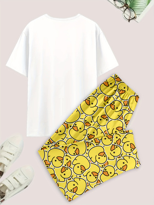 Men's casual pajama set, duck- - Summer Duck Clothing のレビューと価格