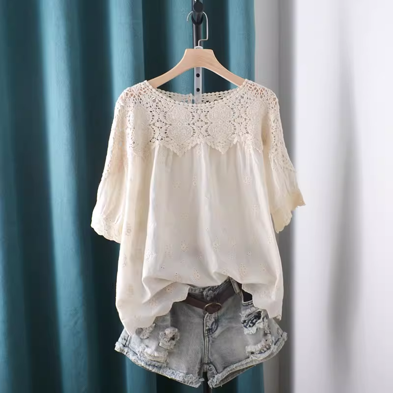 2026 Hollow Out Lace Patchwork - Summer Clothing In Japan のレビューと価格