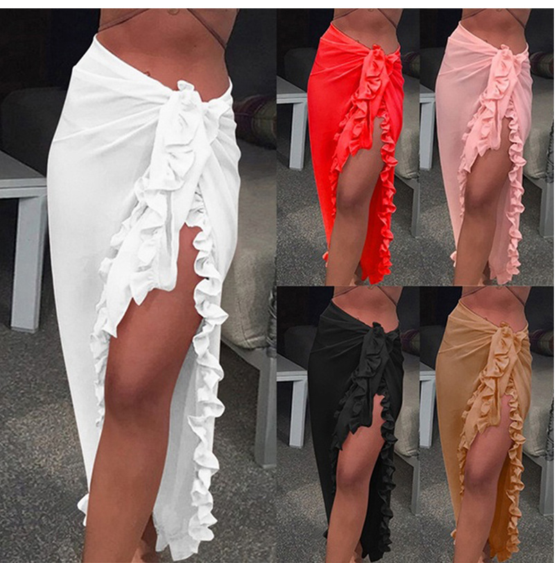 5 Colors Ruffle Sarong for Wom - Sarong Pareo Wrap のレビューと価格