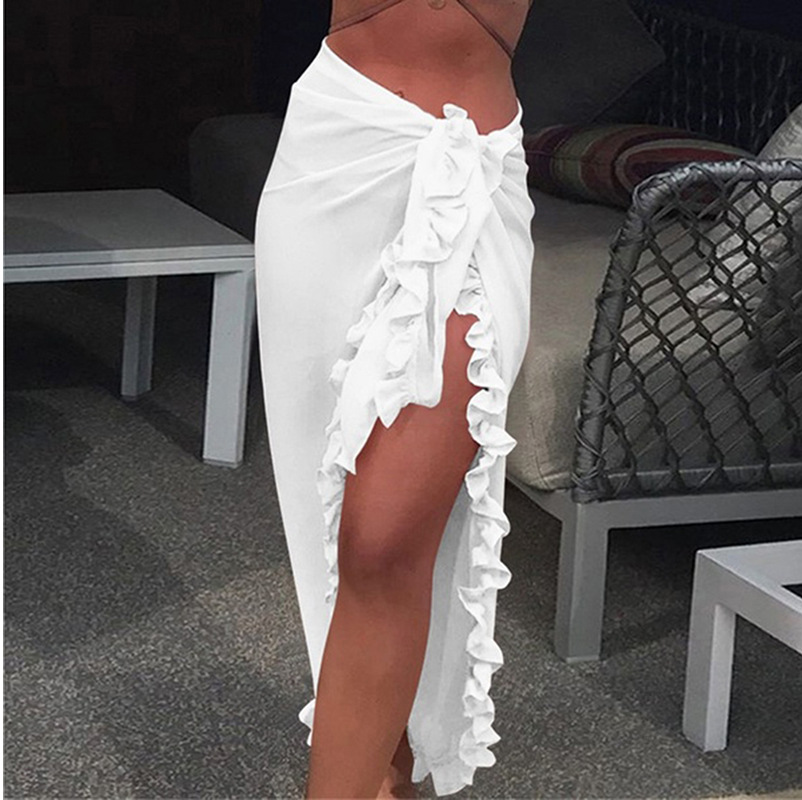 5 Colors Ruffle Sarong for Wom - Sarong Pareo Wrap のレビューと価格
