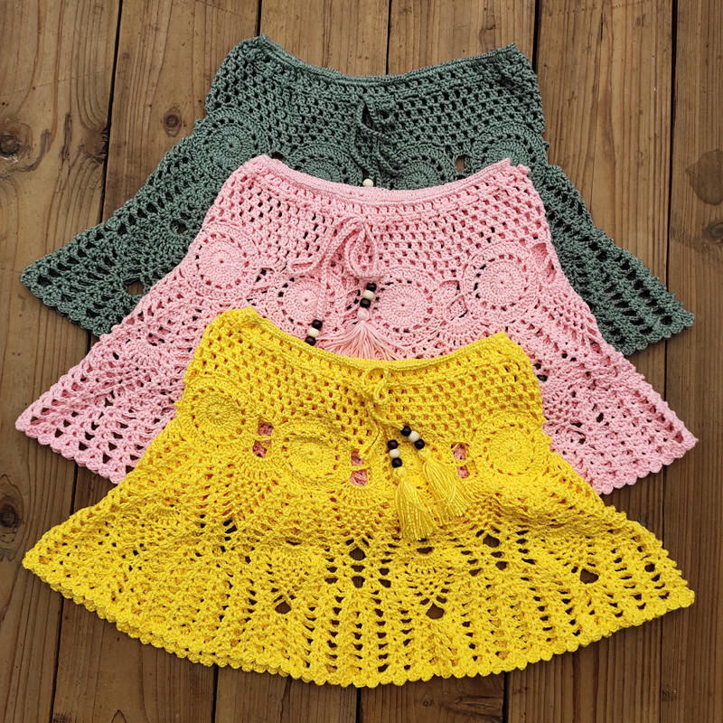 8 Color Hand Crochet Florens S - Sarong Pareo Wrap のレビューと価格