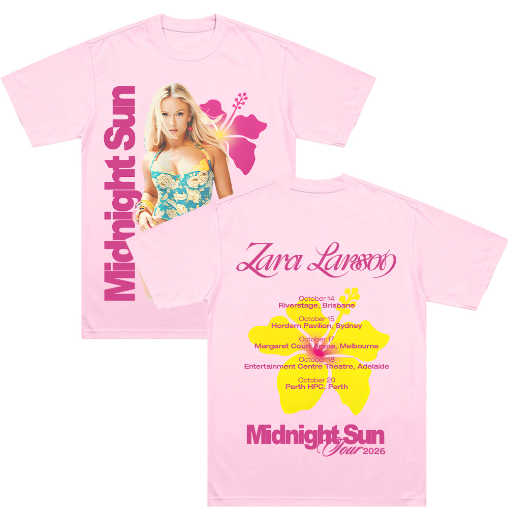 Midnight Sun Tour 2026 T Shirt - Zara Summer Clothing For Women のレビューと価格
