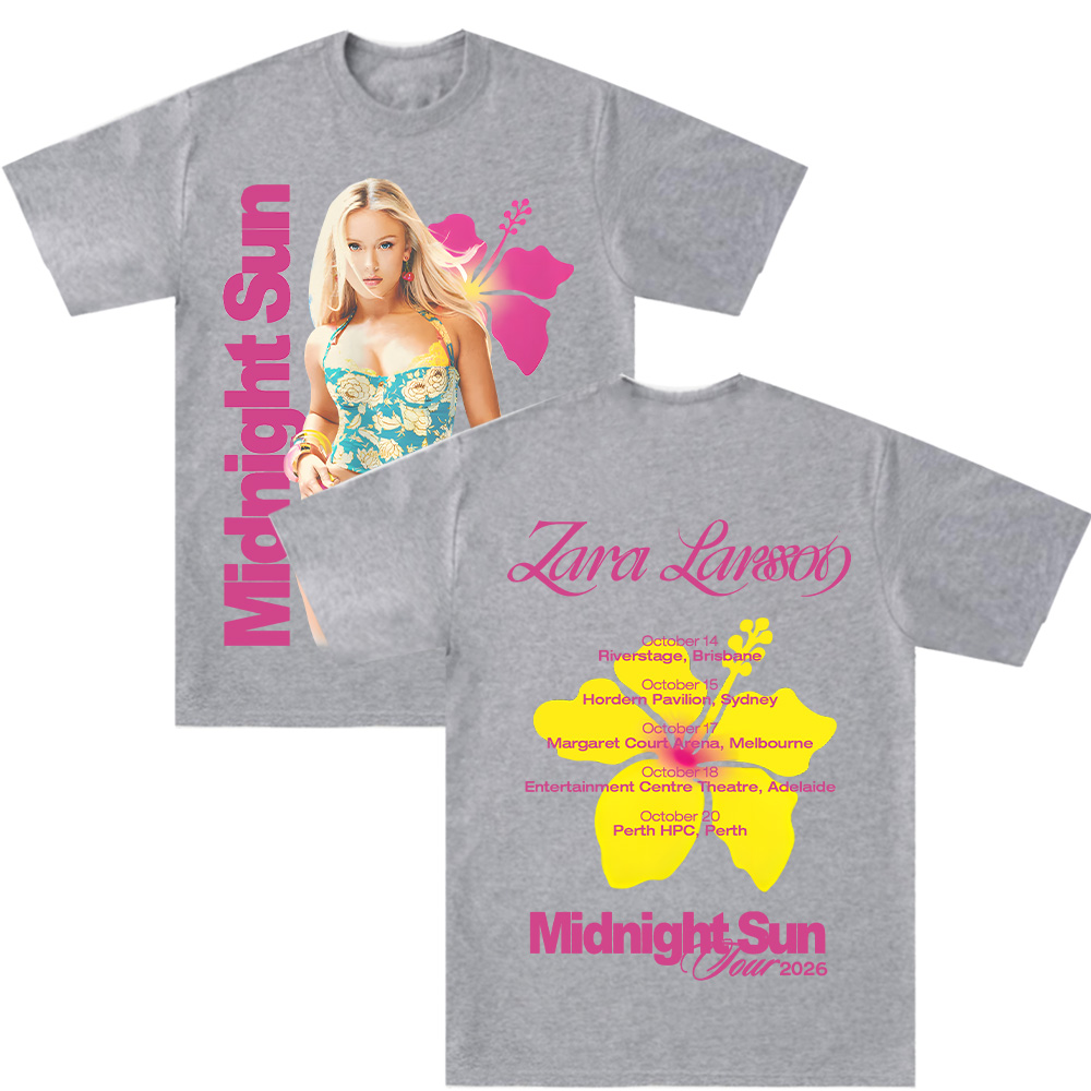 Midnight Sun Tour 2026 T Shirt - Zara Summer Clothing For Women のレビューと価格