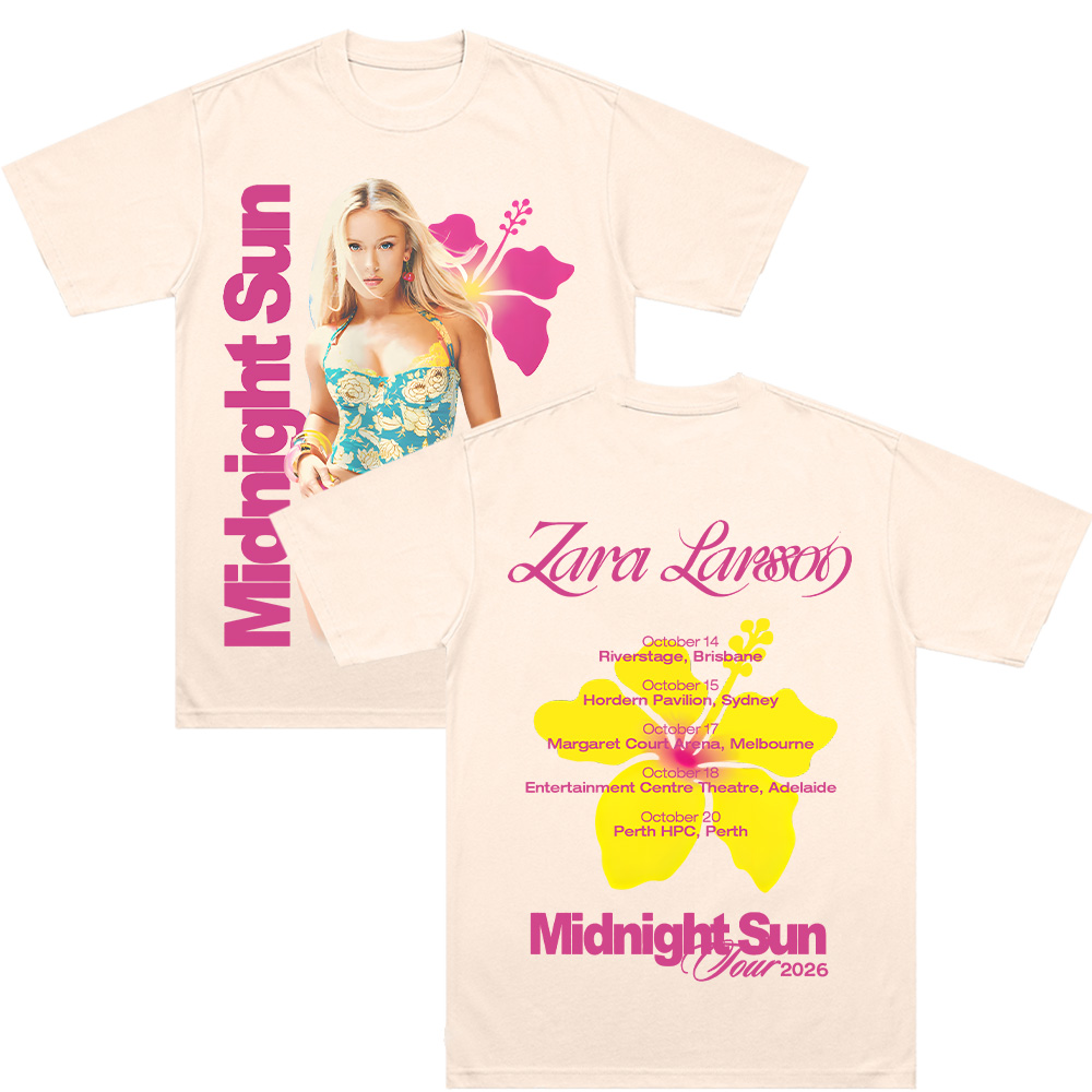 Midnight Sun Tour 2026 T Shirt - Zara Summer Clothing For Women のレビューと価格