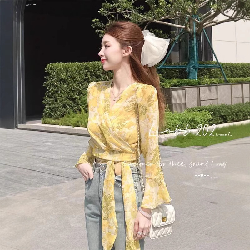 Fashionable Printed Bow Irregu - Summer Clothing In Japan のレビューと価格