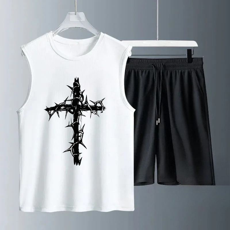 Men's Tank Top Sets 2026 Summe - Tank Top Breathable のレビューと価格
