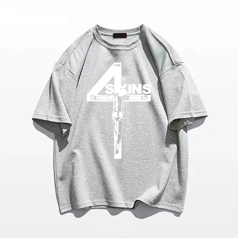 The 4 Skins Oi T Shirt Uk Punk - Summer Clothing Uk Men のレビューと価格