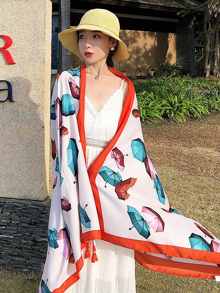 New Satin Summer Hijab Women S - Sarong Pareo Wrap のレビューと価格