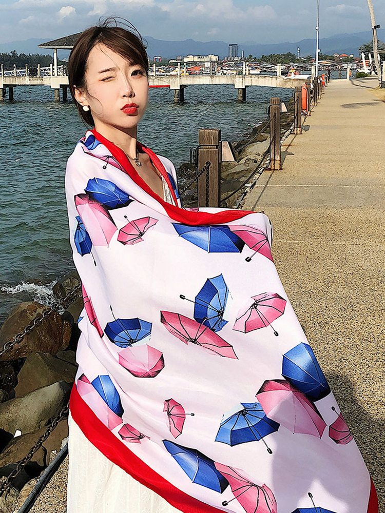 New Satin Summer Hijab Women S - Sarong Pareo Wrap のレビューと価格