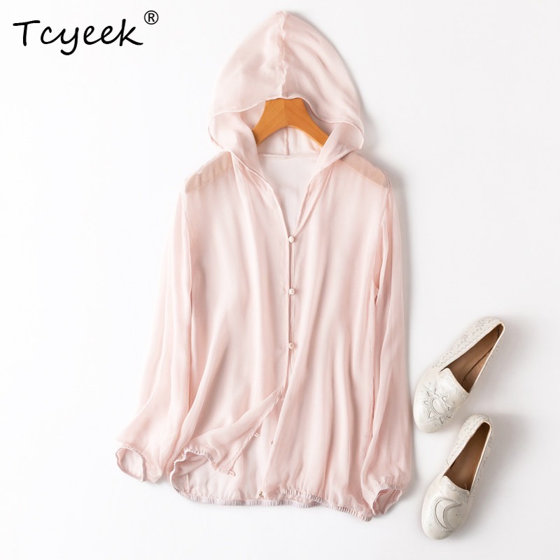 Tcyeek 100% Real Mulberry Silk - Summer Clothing Us のレビューと価格