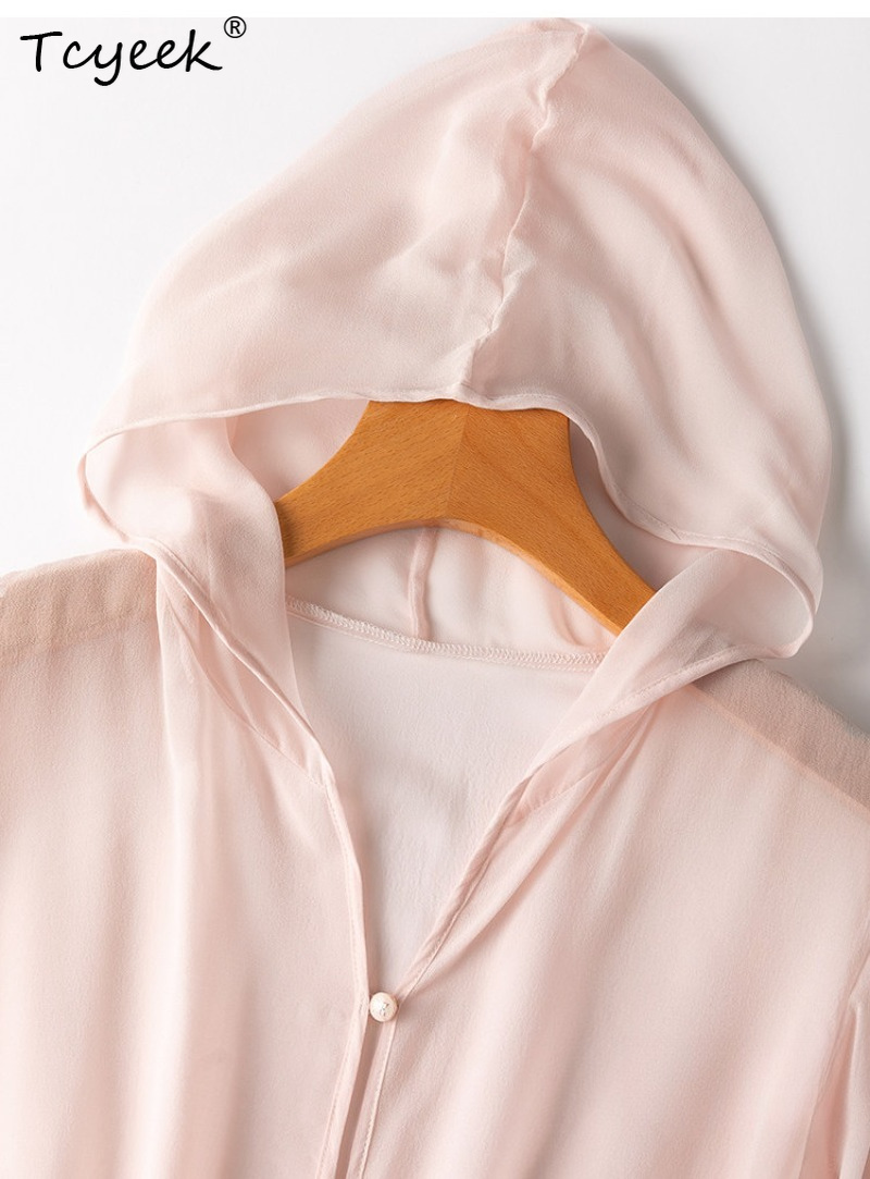 Tcyeek 100% Real Mulberry Silk - Summer Clothing Us のレビューと価格