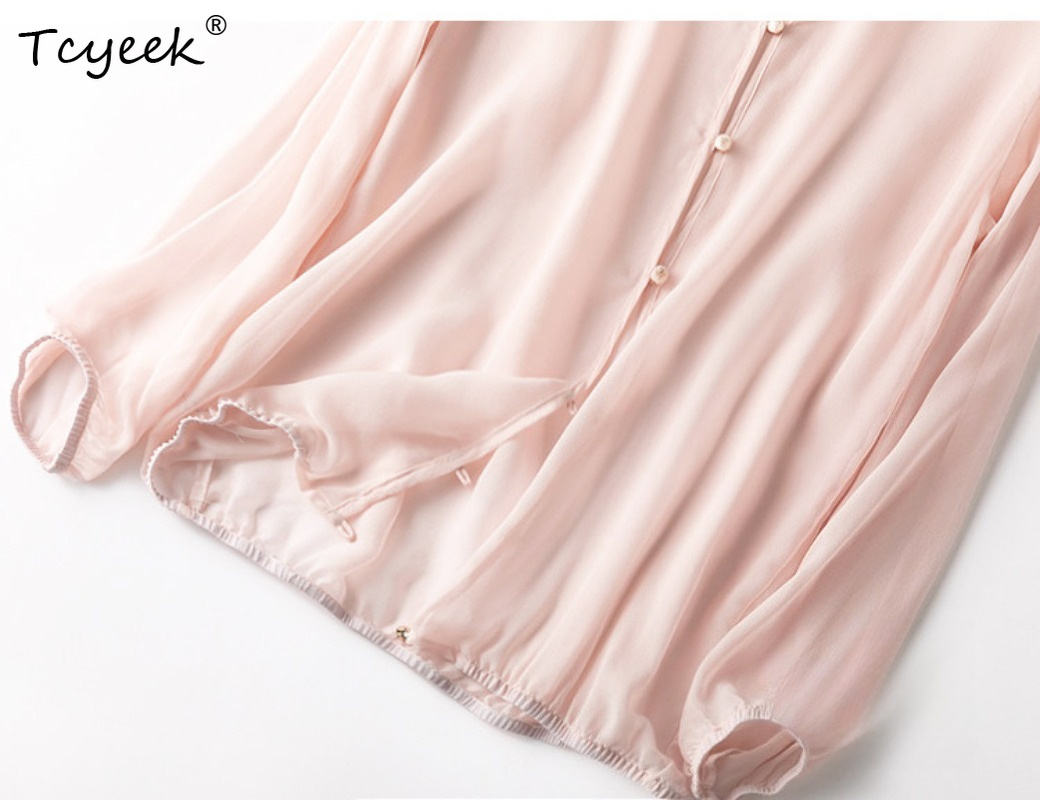 Tcyeek 100% Real Mulberry Silk - Summer Clothing Us のレビューと価格