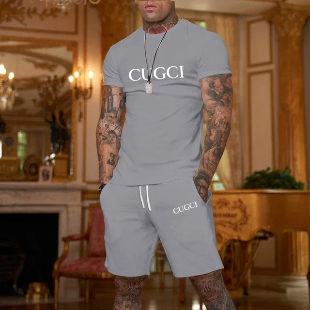 Summer T-shirt, shorts men's c - Summer Clothing Essentials Men のレビューと価格