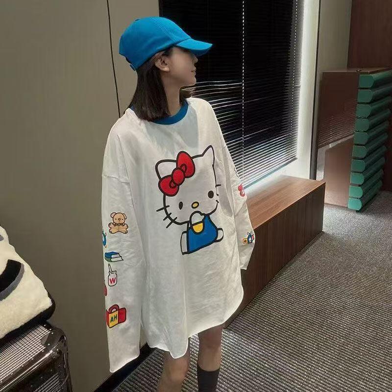 Long-Sleeved Hello Kitty Summe - Summer Clothing Us のレビューと価格