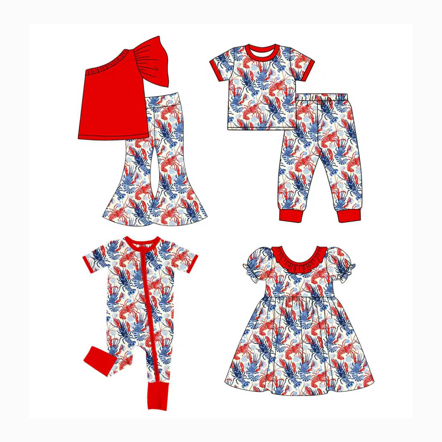 Crawfish Themed Boutique Child - Summer Clothing Boutiques のレビューと価格