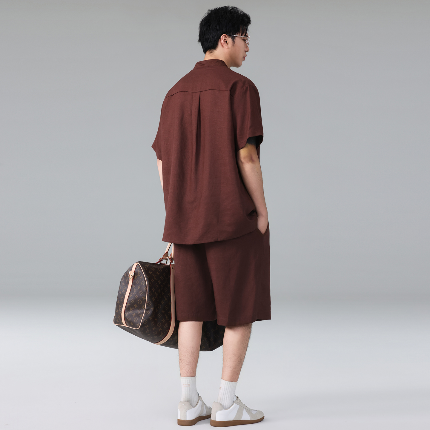 Men Summer Vintage Lightweight - Linen Shorts Men のレビューと価格