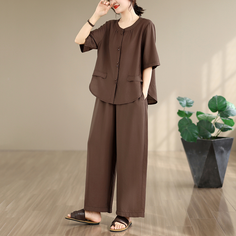 New Summer Cotton Linen Loose  - Summer Clothing For Women Over 60 のレビューと価格