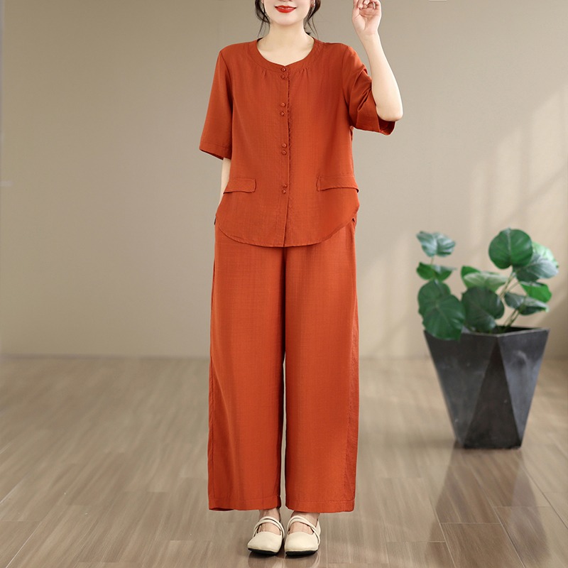 New Summer Cotton Linen Loose  - Summer Clothing For Women Over 60 のレビューと価格