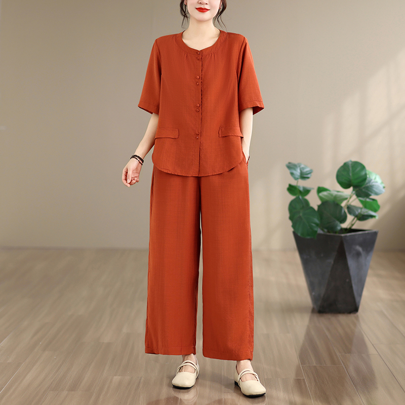New Summer Cotton Linen Loose  - Summer Clothing For Women Over 60 のレビューと価格