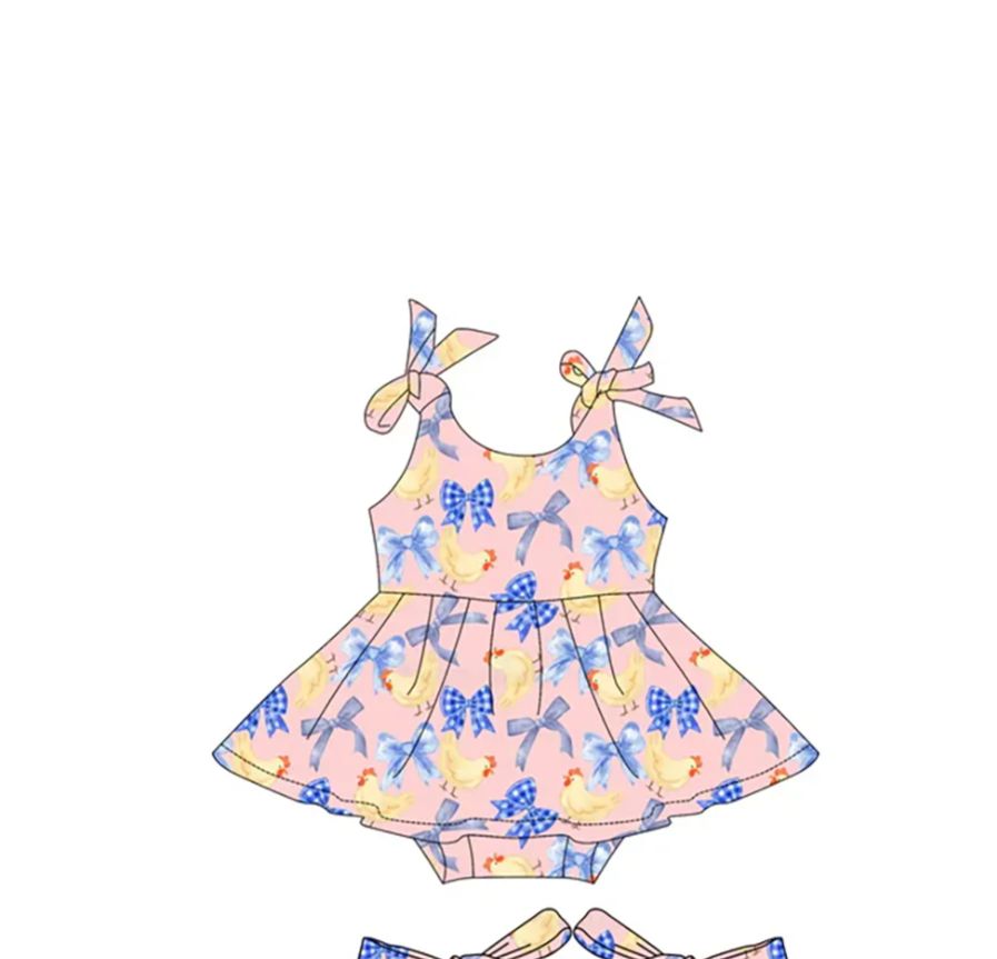 Summer Little Yellow Duck Bow  - Summer Duck Clothing のレビューと価格