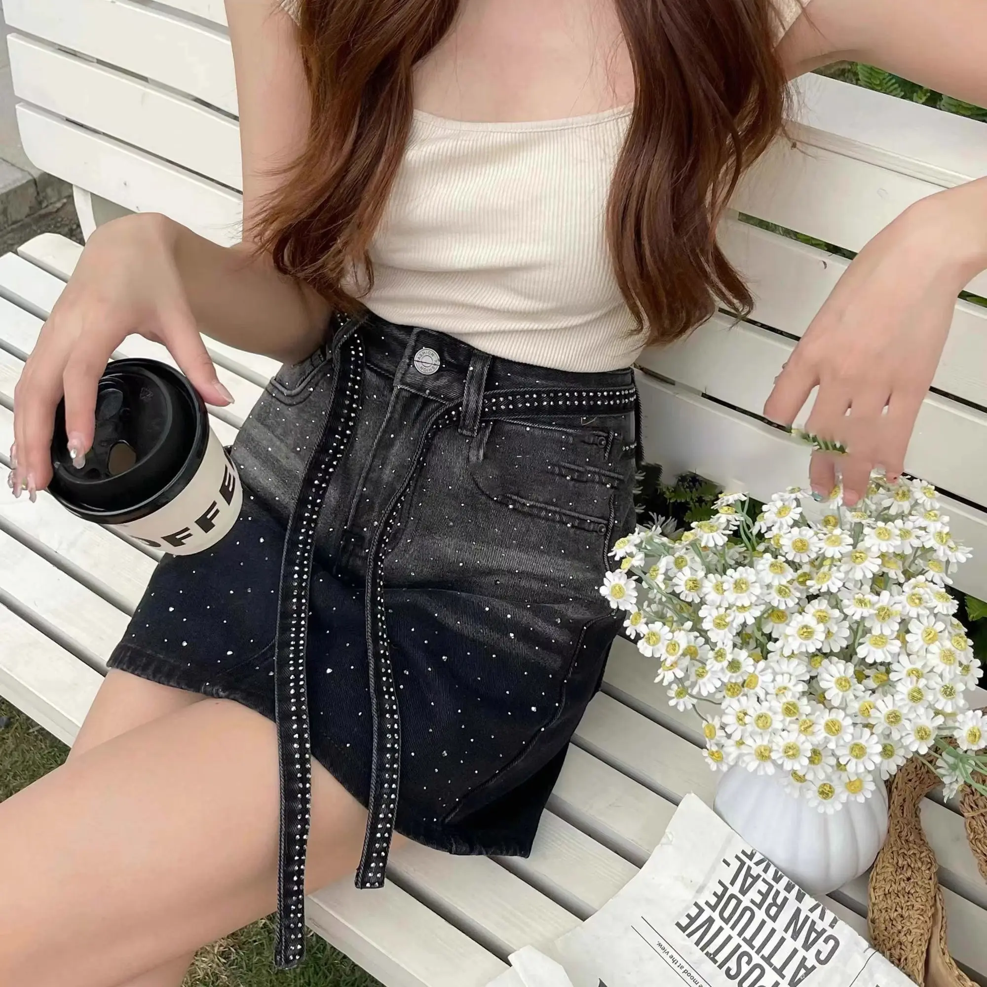 Jeans Skirts For Women Gradien - Summer Clothing Trends 2025 のレビューと価格