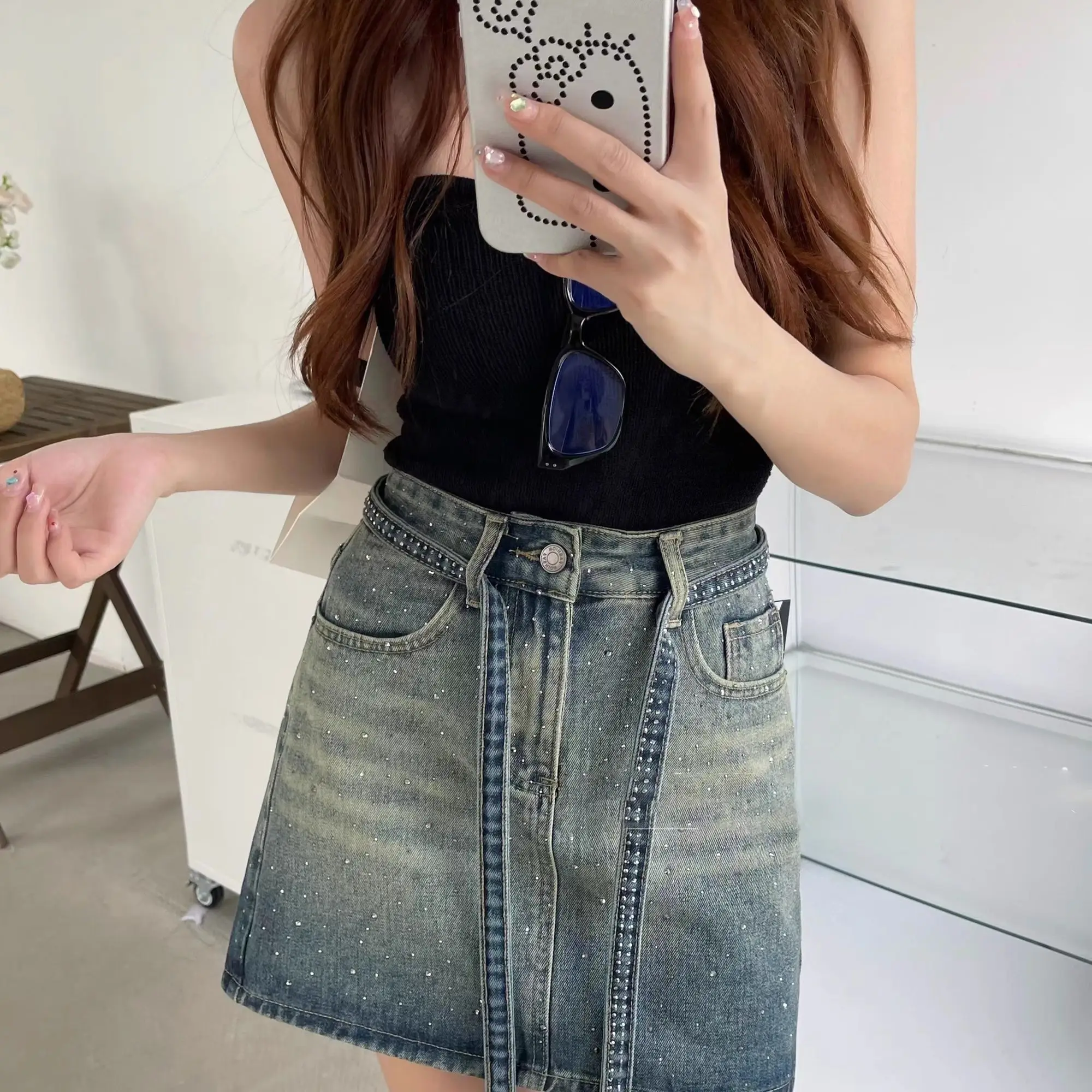 Jeans Skirts For Women Gradien - Summer Clothing Trends 2025 のレビューと価格
