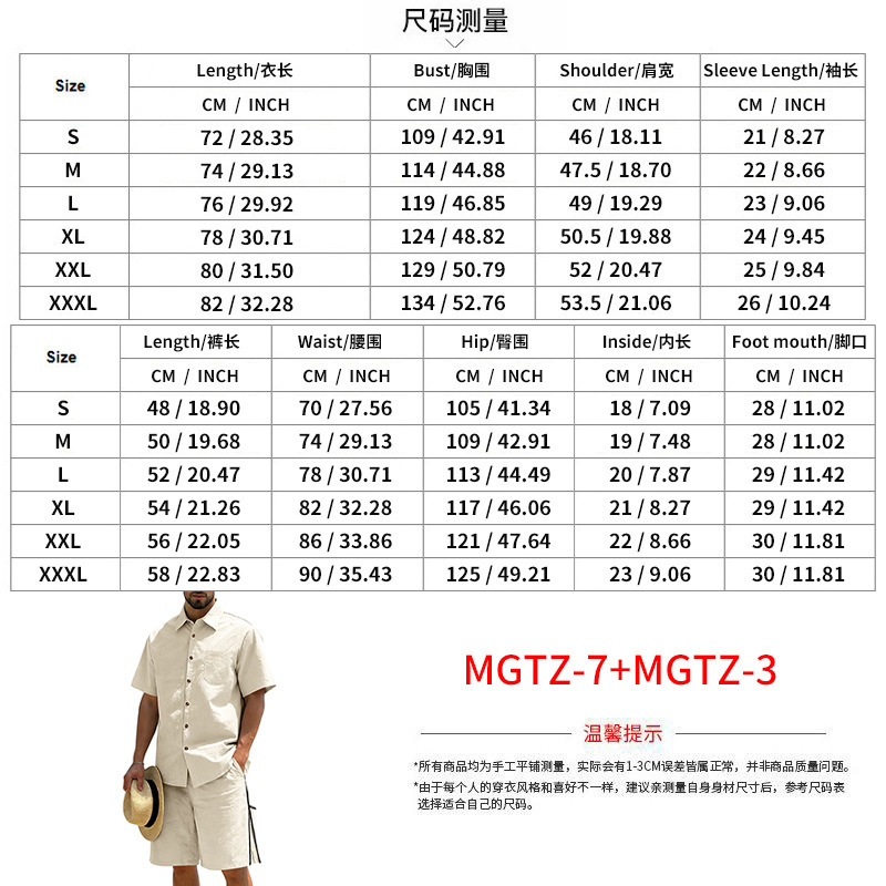 Men's Casual Cotton Linen 2 Pi - Linen Shorts Men のレビューと価格