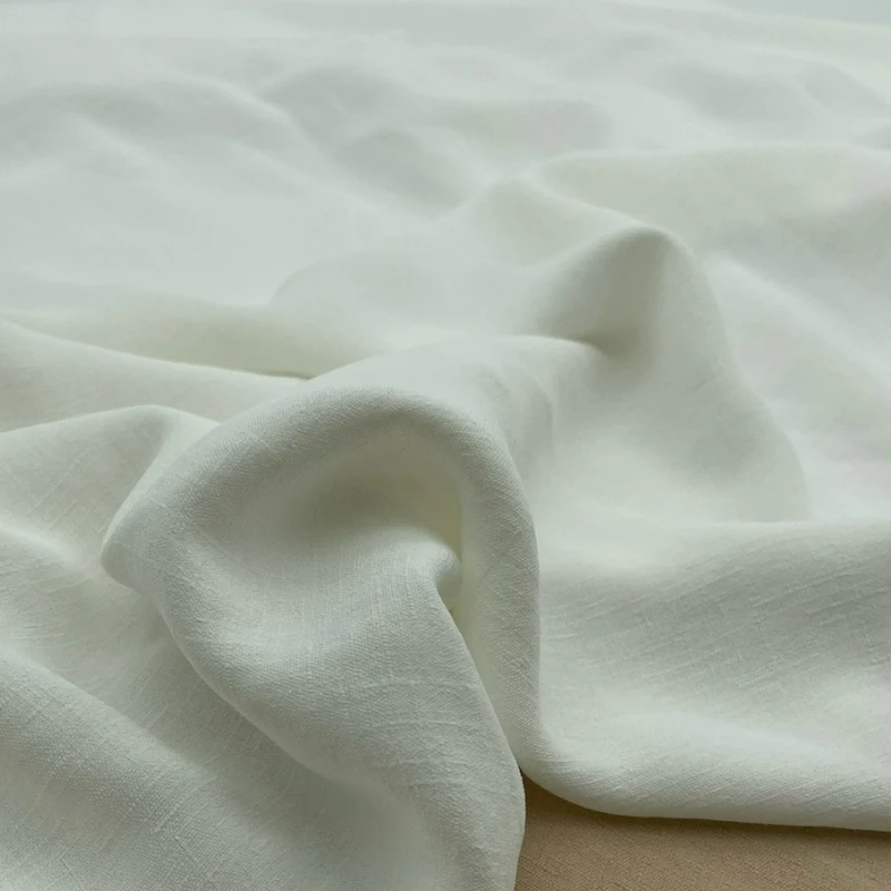 Elastic Linen Fabric Summer So - Summer Clothing Material のレビューと価格