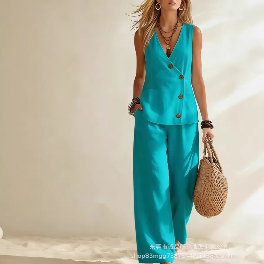 Fashion Deep V-neck Sleeveless - Zara Summer Clothing For Women のレビューと価格