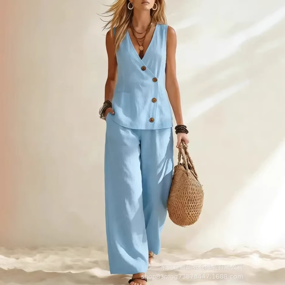 Fashion Deep V-neck Sleeveless - Zara Summer Clothing For Women のレビューと価格