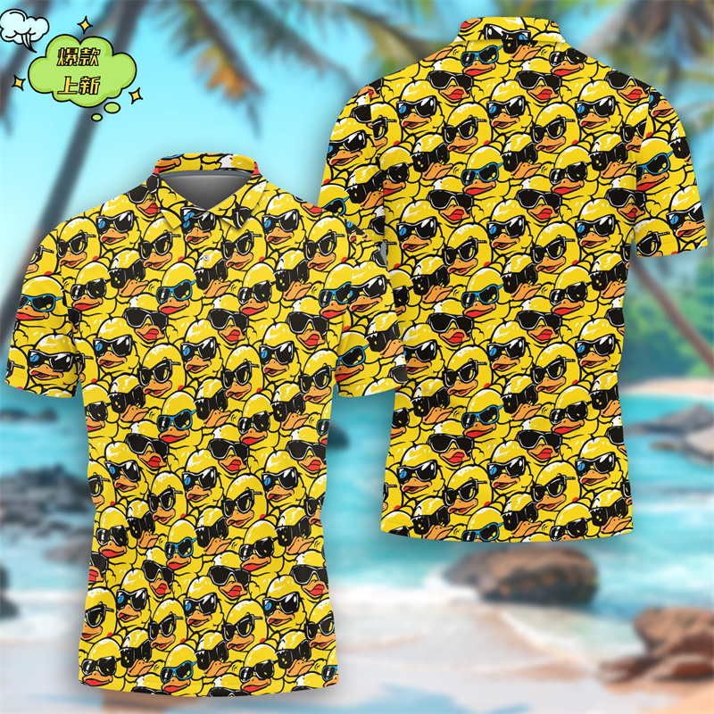 Cute Yellow Duck 3D Printing P - Summer Duck Clothing のレビューと価格