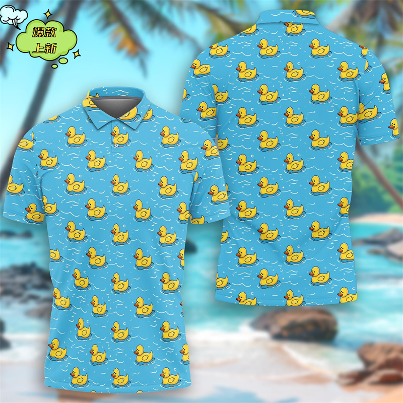 Cute Yellow Duck 3D Printing P - Summer Duck Clothing のレビューと価格