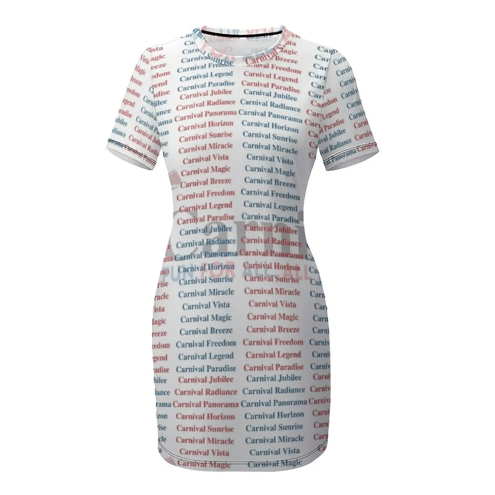 Carnival Ship Names Short-Slee - Summer Clothing Line Names のレビューと価格