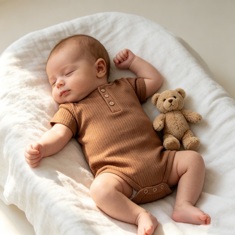 Newborn Solid Color Short Slee - Summer Clothing Boutiques のレビューと価格