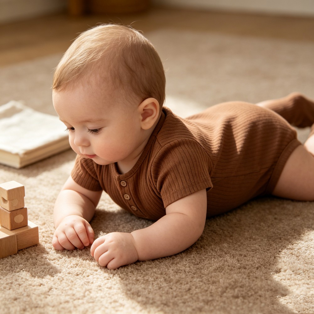 Newborn Solid Color Short Slee - Summer Clothing Boutiques のレビューと価格