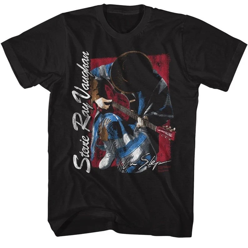 Stevie Ray Vaughan Kneeling Bl - Summer Rays Clothing のレビューと価格