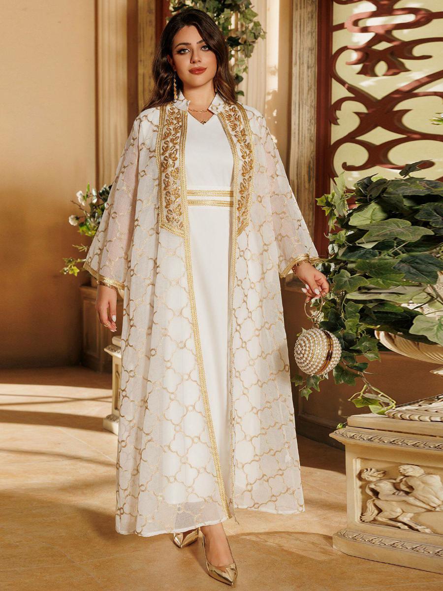 Fashionable Embroidered Open C - Summer Clothing Material のレビューと価格