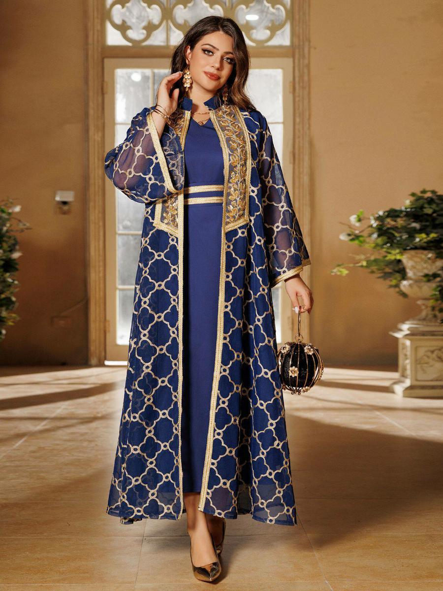 Fashionable Embroidered Open C - Summer Clothing Material のレビューと価格