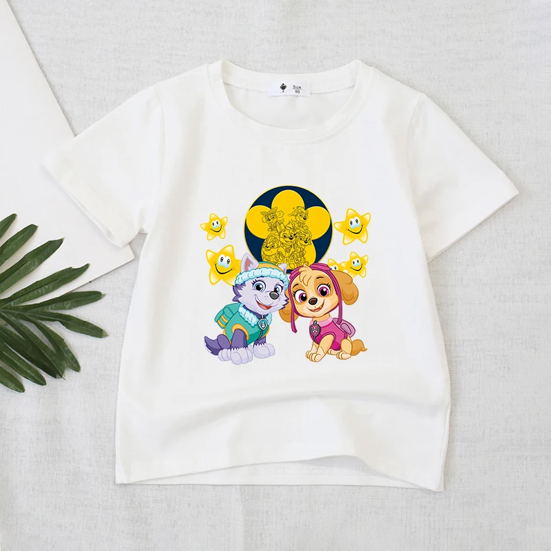 Paw Patrols Series T-Shirt Whi - Summer Everest Clothing のレビューと価格