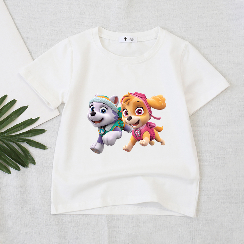 Paw Patrols Series T-Shirt Whi - Summer Everest Clothing のレビューと価格