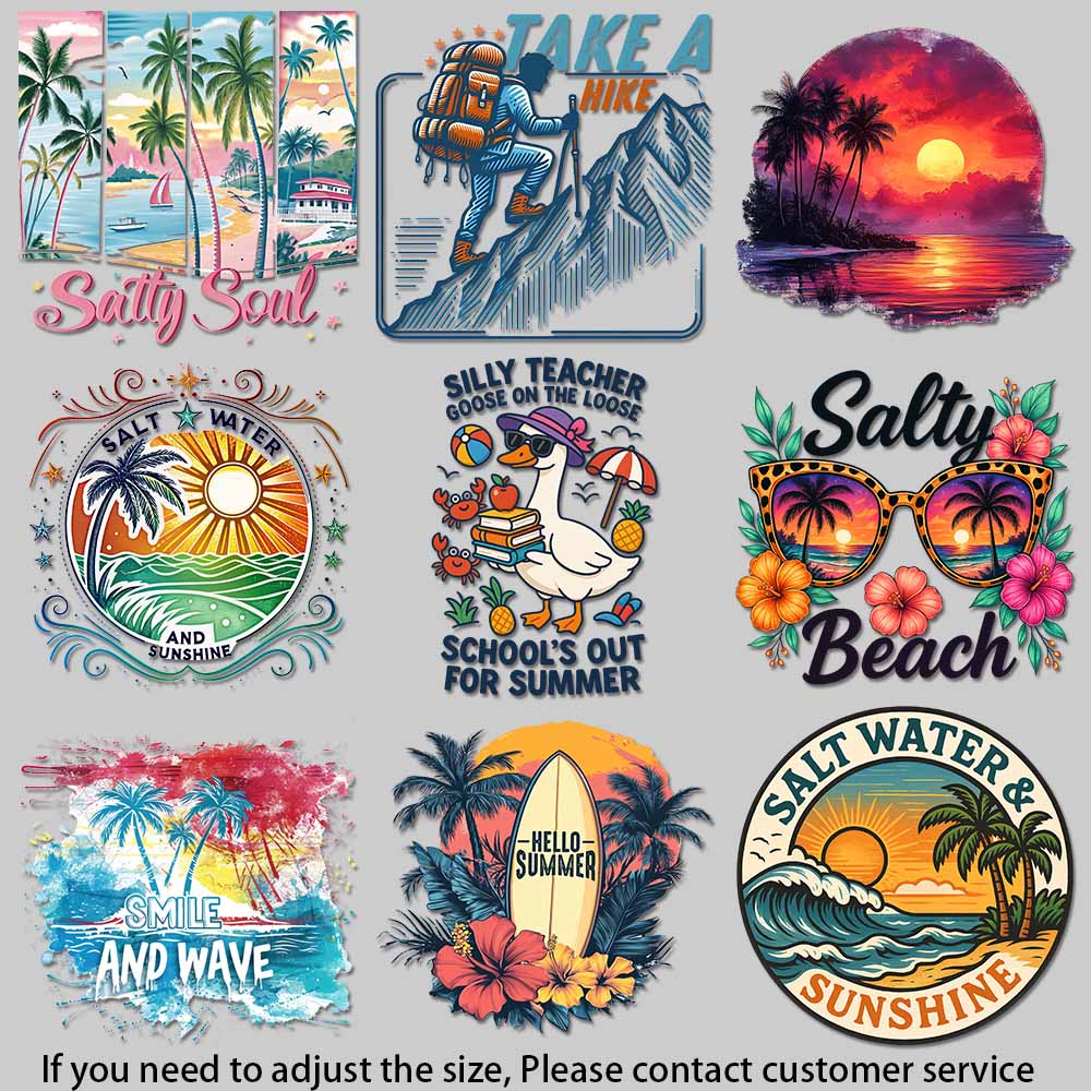 Bright Cartoon Heat Transfer D - Summer Duck Clothing のレビューと価格