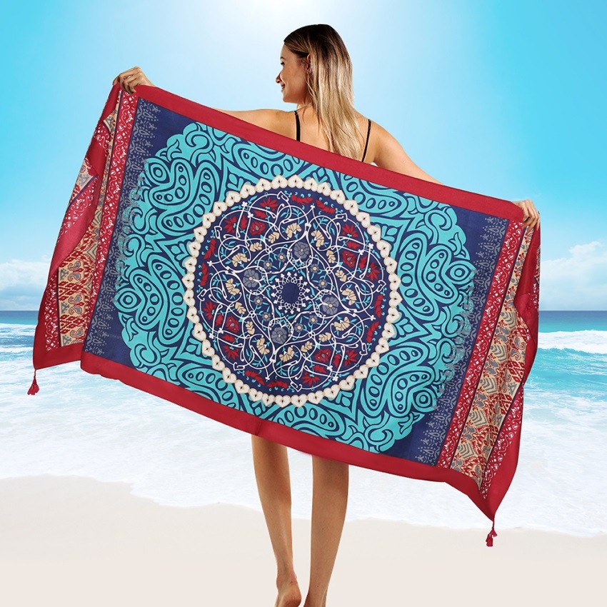 2018 New 90x180cm Twill cotton - Sarong Pareo Wrap のレビューと価格