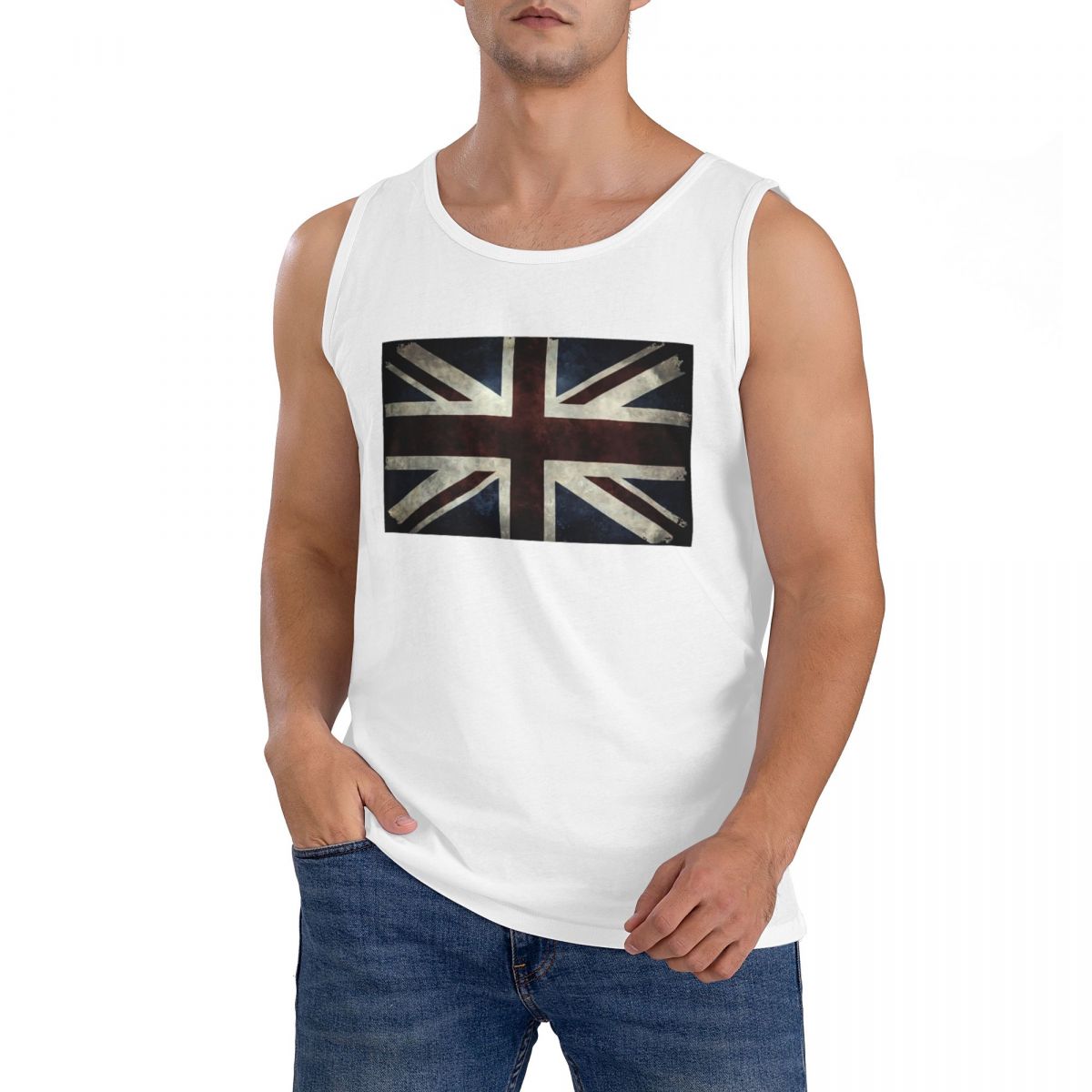 100% Cotton Union Jack Flag Of - Summer Clothing Uk Men のレビューと価格